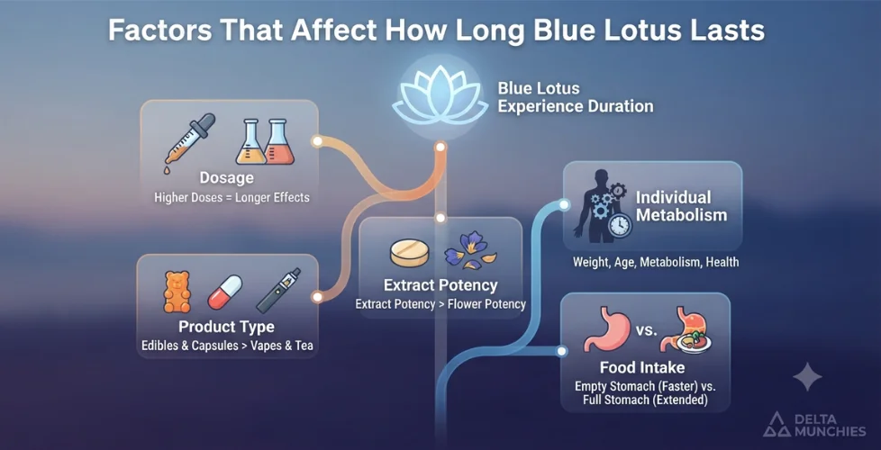 Factors That Affect How Long Blue Lotus Lasts