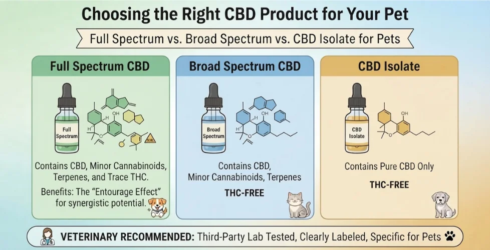 Choosing the Right CBD Product for Your Pet