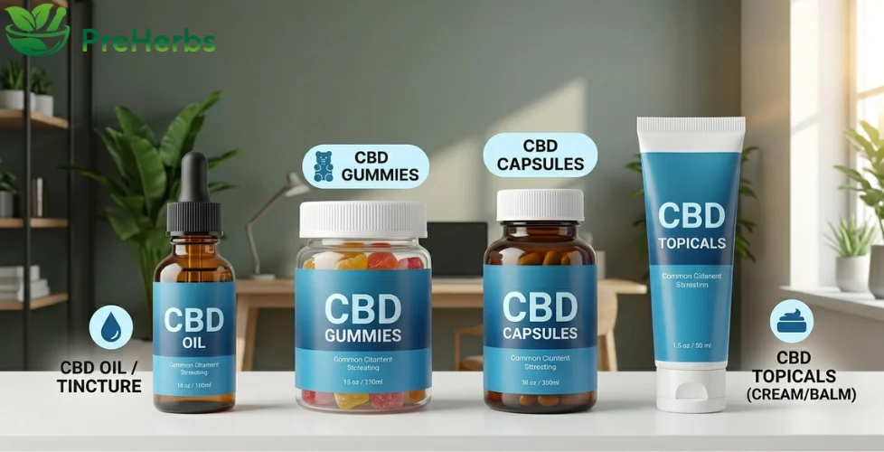 Common Forms of CBD Products