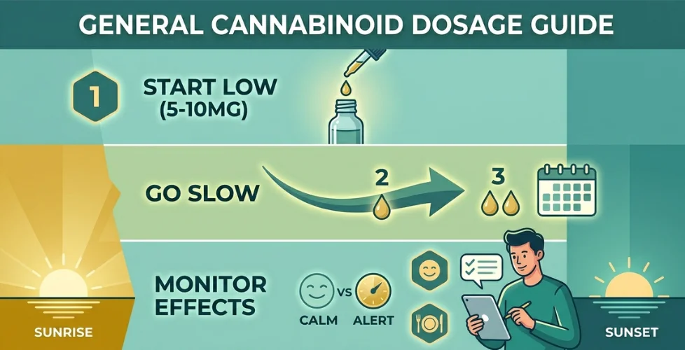General Dosage Guidelines (CBD & CBG)