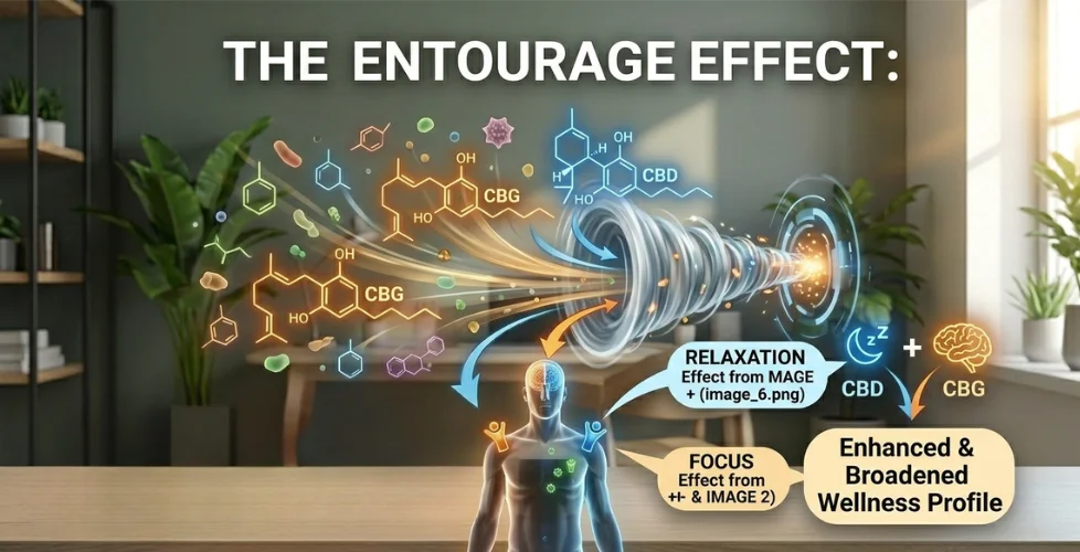 The Entourage Effect (CBD + CBG Working Together)
