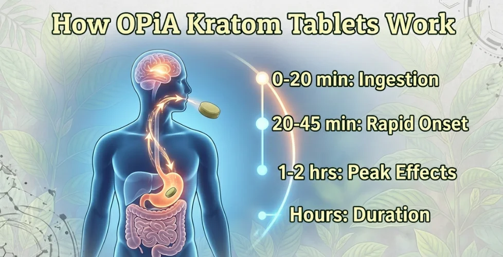 How OPiA Kratom Tablets Work