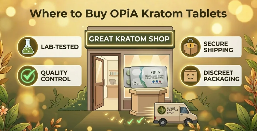 Where to Buy OPiA Kratom Tablets