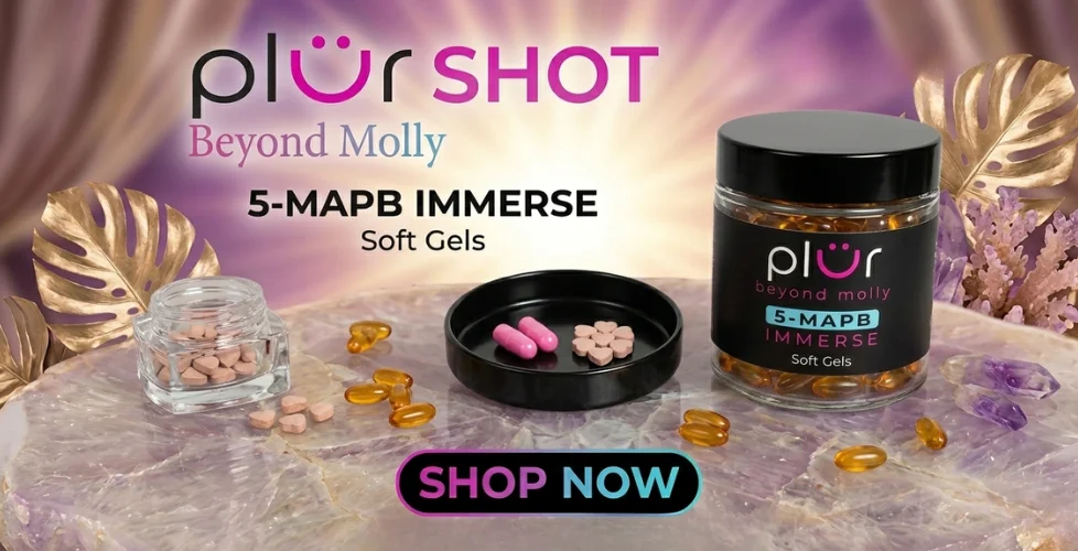 PLÜR Beyond Molly 5-MAPB Immerse Soft Gels 200mg