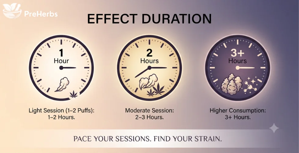 Duration of Effects Muha Meds Products