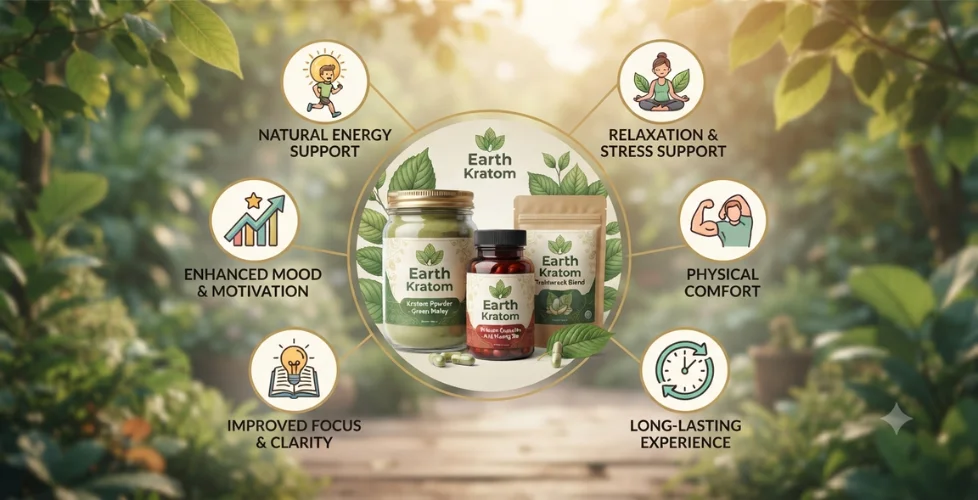 Earth Kratom Benefits