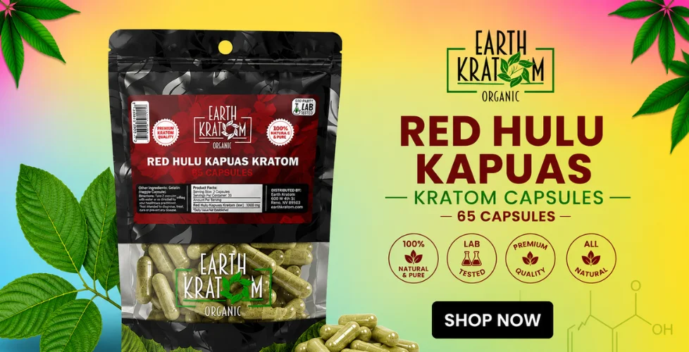 Earth Kratom White Maeng Da Capsules