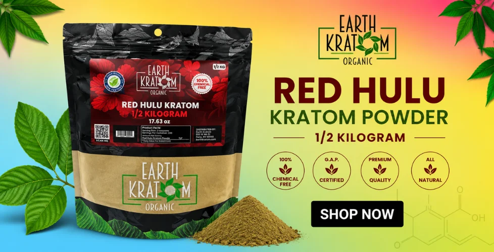 Earth Kratom Red Hulu Powder