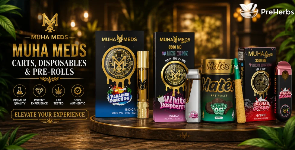 Muha Meds Carts, Disposables & Pre-Rolls Review