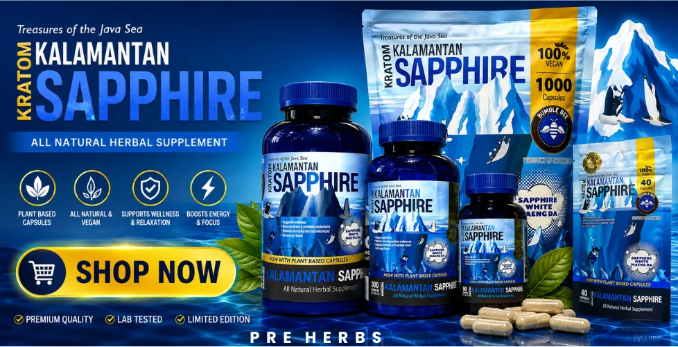 Bumble Bee Kalamantan Sapphire Kratom Capsules