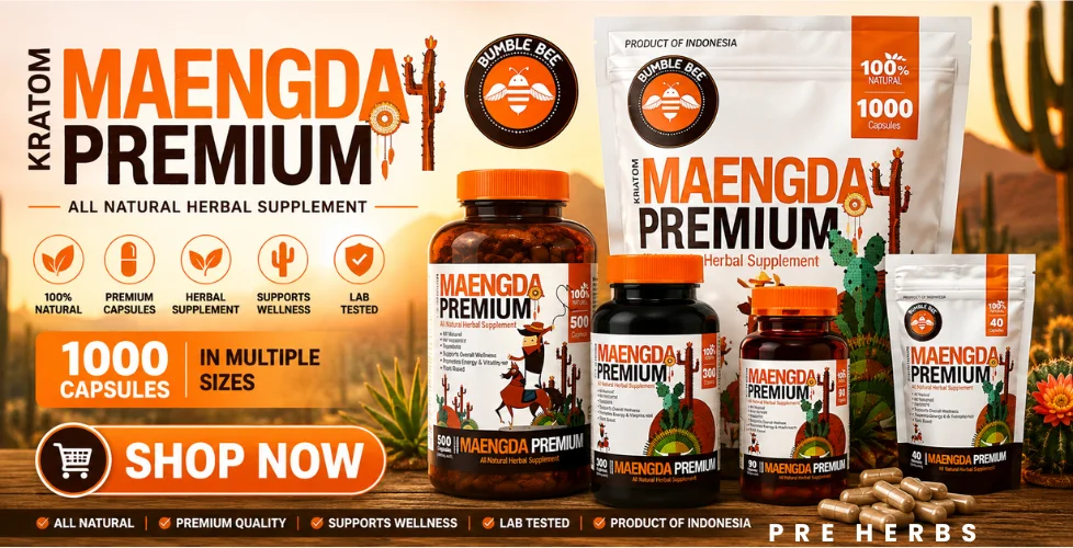 Bumble Bee Kratom Maeng Da Premium Capsules