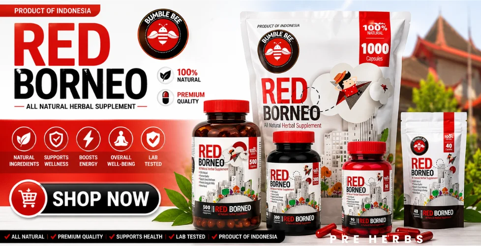 Bumble Bee Red Borneo Kratom Capsules