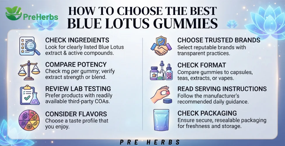 How to Choose the Best Blue Lotus Edibles