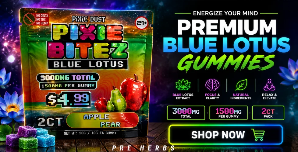 Pixie Blue Lotus Bites 3000mg