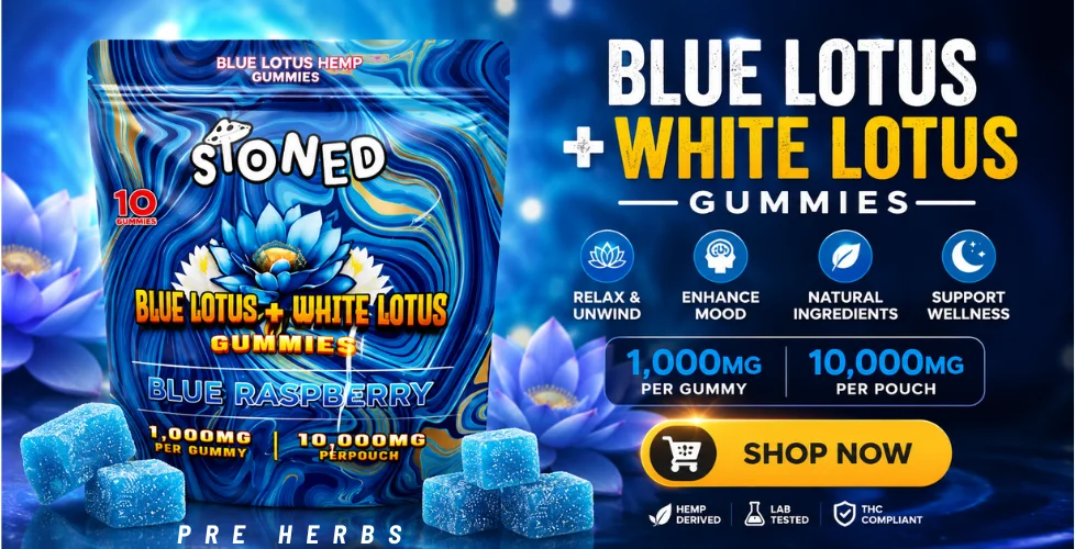 Stoned Blue Lotus + White Lotus 10000mg