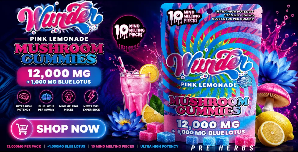 Wunder Ultra-High Potency Blend + Blue Lotus Gummies