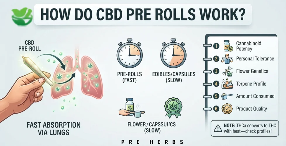 How Do CBD Pre Rolls Work
