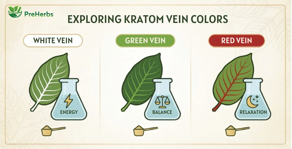 Kratom Vein and Color Categories