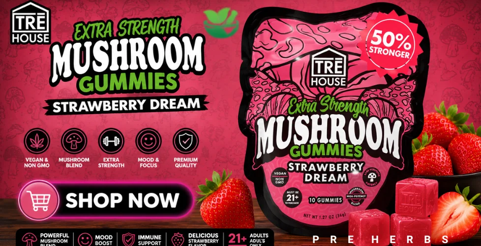 TRE House Extra Strength Magic Mushroom Gummies
