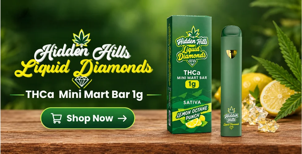 Liquid Diamonds THCa Mini Mart Bar 1g