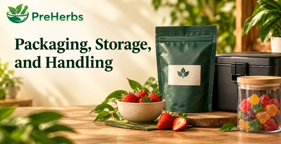 Packaging, Storage, and Handling