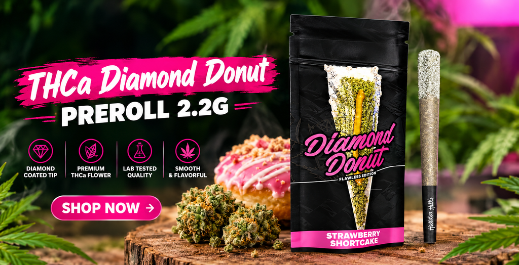 THCa Diamond Donut Preroll 2.2g